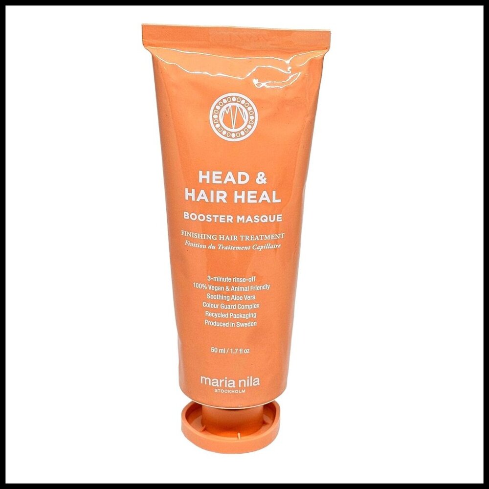 Maria Nila Head & Hair Heal Booster Masque 3 Minute Rinse-Off 1.7 oz Tra…